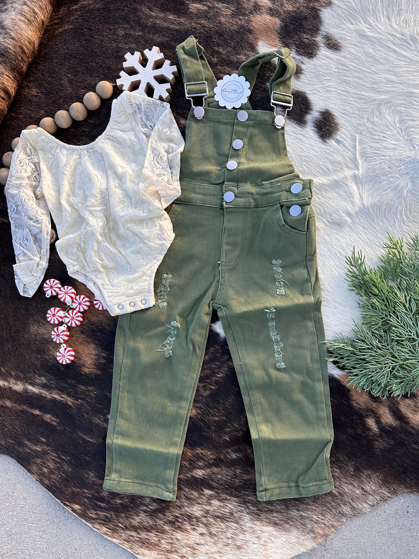 Distressed Overalls