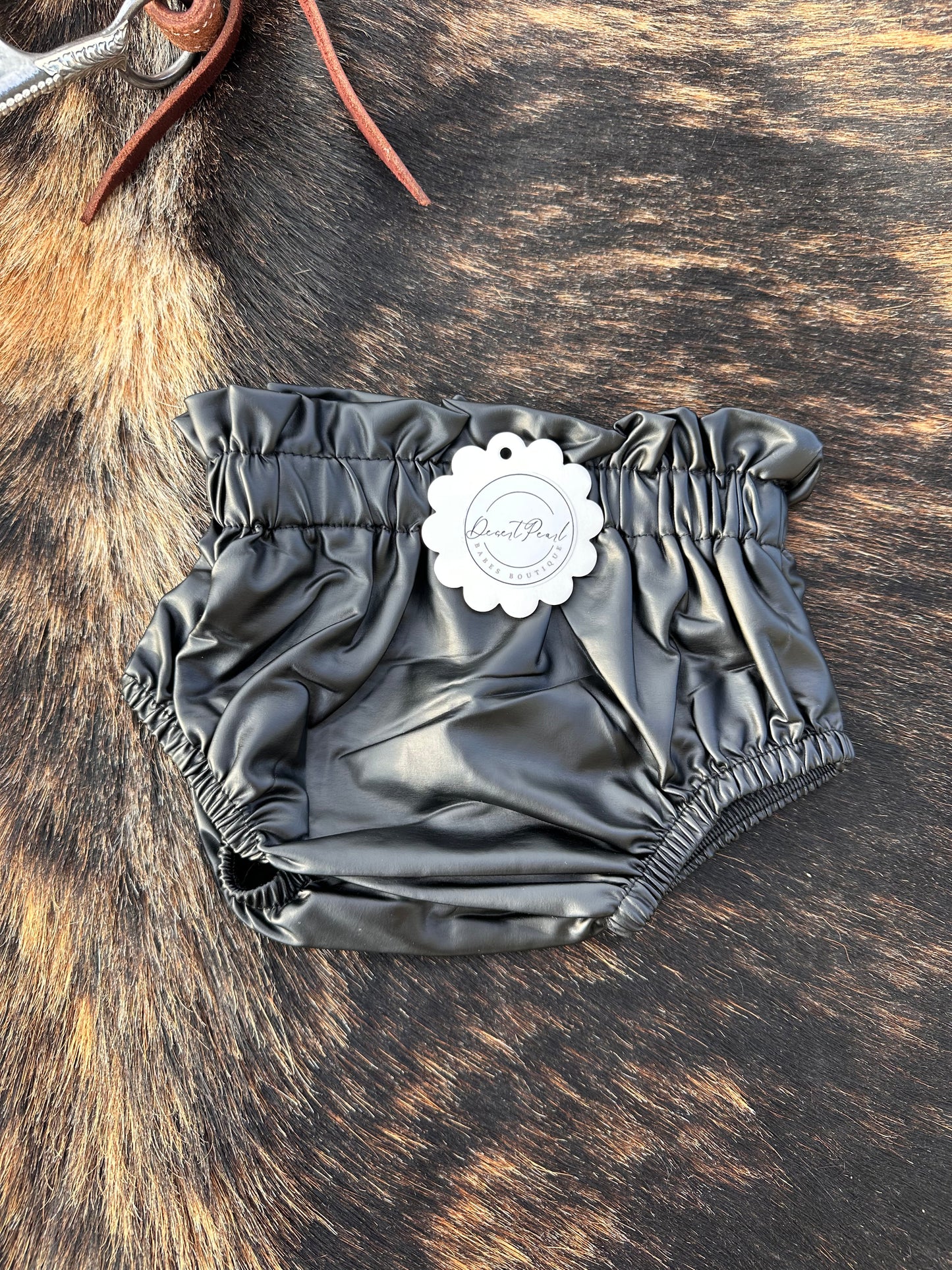 Faux Leather Bummies