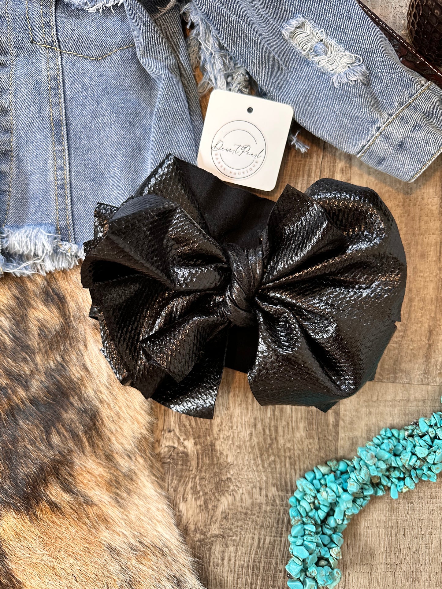Leather Bow