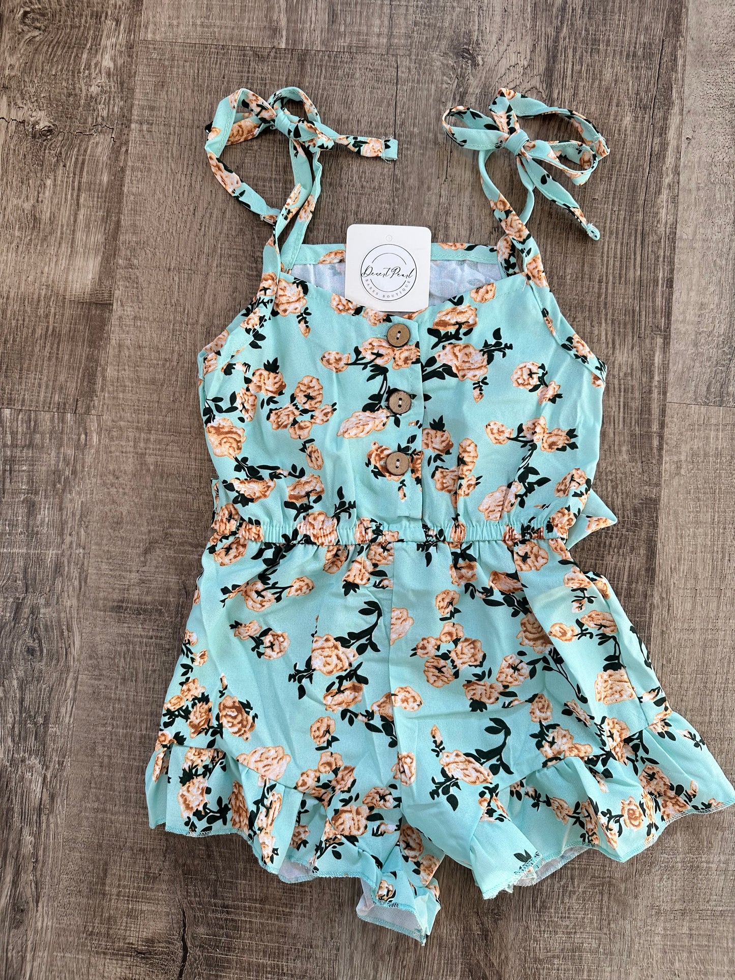 Teal Romper