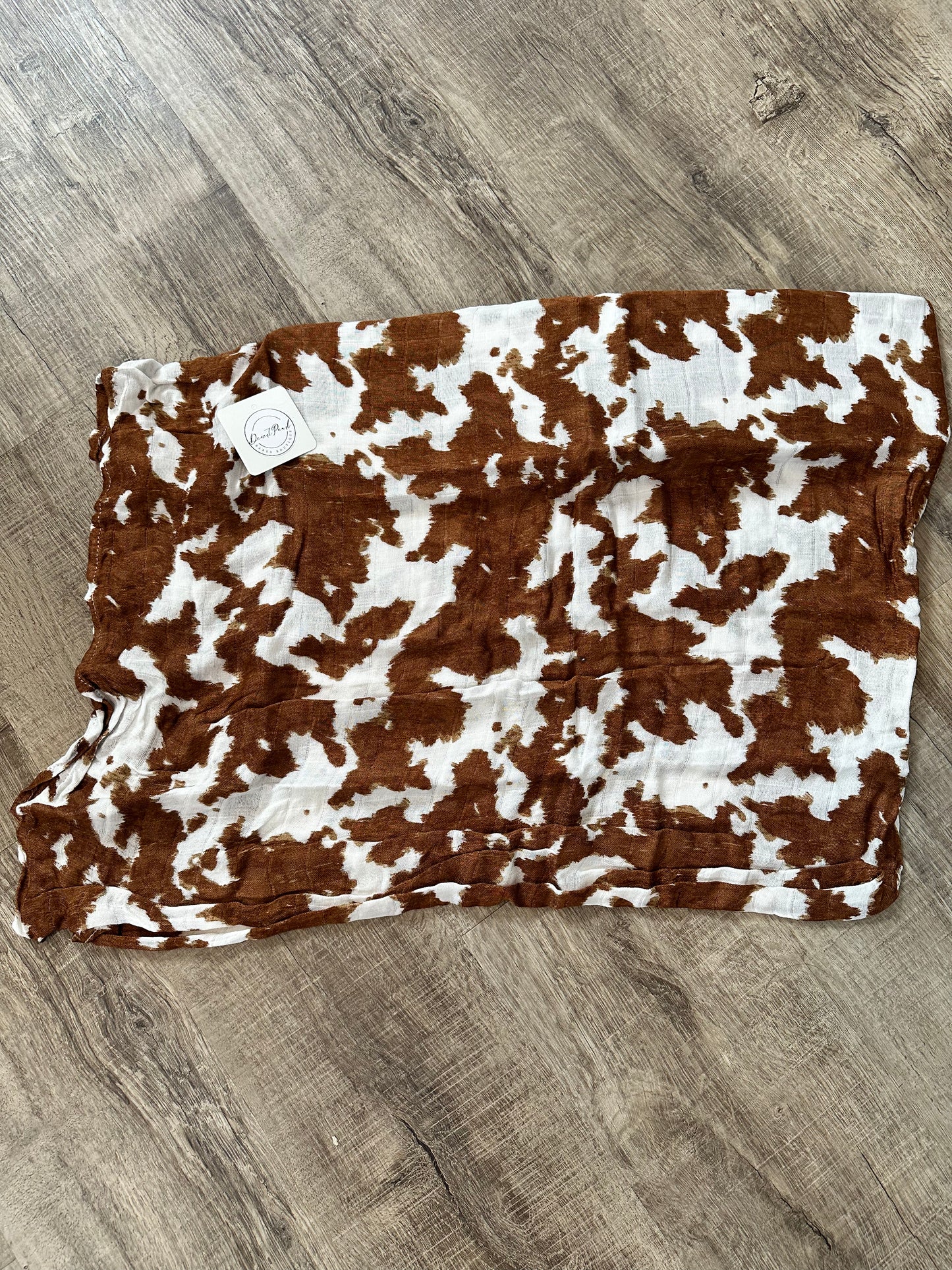 Cow Print Swaddle